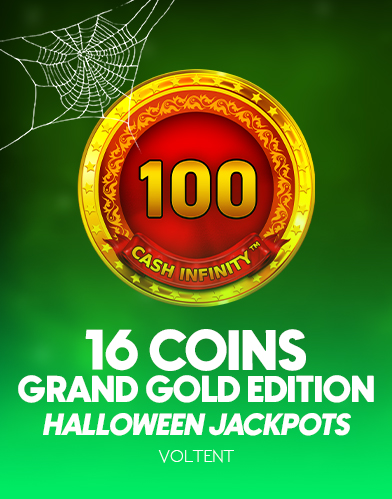 16 Coins Grand Gold Edition Halloween Jackpots