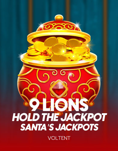 9 Lions Hold the Jackpot Santas Jackpots